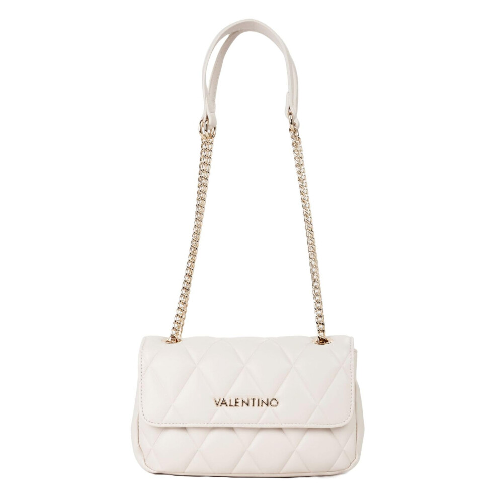 Valentino Frisia Flap Shoulder Bag Ecru Cream