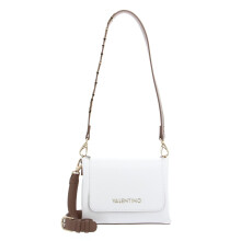 Valentino Women's Alexia Satchel, White/Cuoio, Talla ?NICA