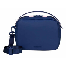 Samsonite American Tourister Puffypop - Bag, 20 cm - With AirPods compartment, Detachable shoulder strap - Blue (Navy)