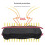 For   2 Handheld Console Storage Case for  2 Gaming Console Accessories EVA Leather-Textured Handbag 8