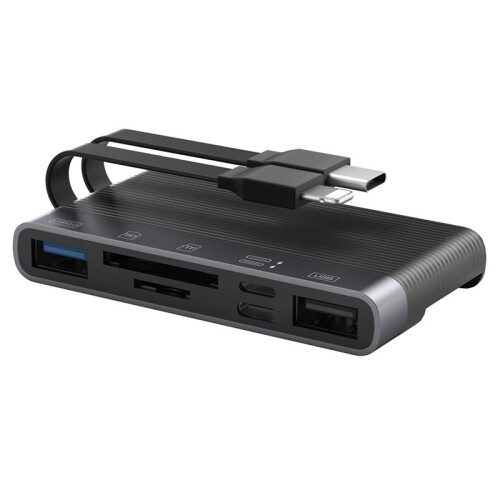 USB C  Docking Station with Multiport Adapter Hub  Card Reader USB Dongle