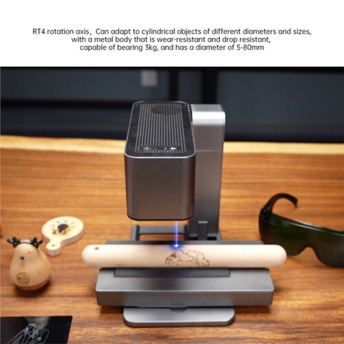 R4 Rotary Axis Rotation Axis Accessory for MR.CARVE C1 5W Foldable Laser Engraving Machine 1