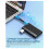 USB C  Docking Station with Multiport Adapter Hub  Card Reader USB Dongle 4