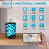1080P HD  Wifi Camera  Speaker Home Security Two-Way Remote Intercom Night Vision Cam Colorful Lights 3