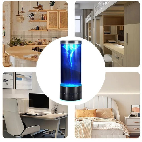 LED Tornado Night Light USB Multi-Colour Changing Atmosphere Lamp  Home Decor Lamp 2
