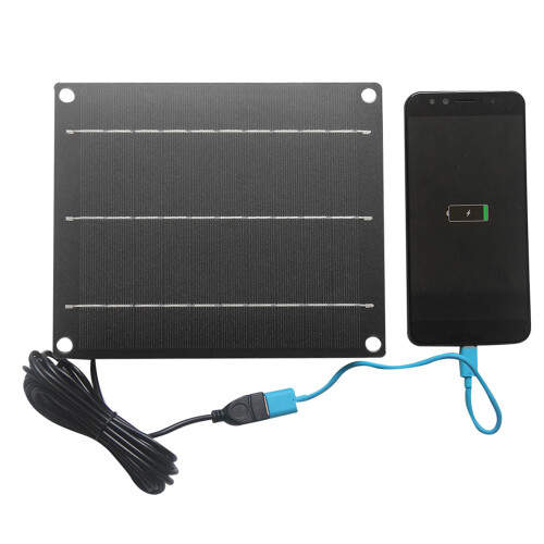 6W 6V Monokristallines USB-Solarpanel-Ladegerät 2