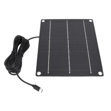 6-Watt Monokristall-Solarmodul-Kit, 6V Typ-C