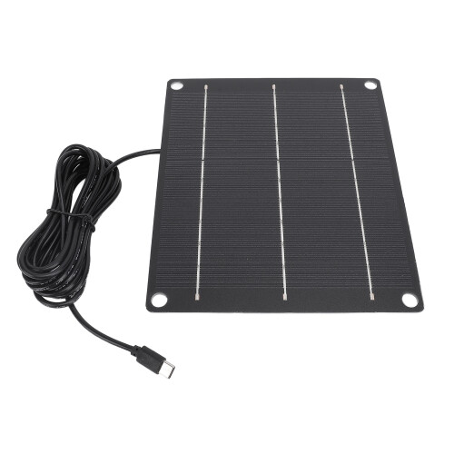 6-Watt Monokristall-Solarmodul-Kit, 6V Typ-C