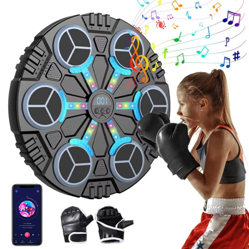 Connection Music Boxing Machine Noise Reduction Wall Mounted Boxing Electronic Target 3 Speed Adjustment 1