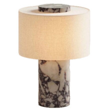 Modern Design Natural Marble Table Lamp Holder Living Room Bedroom New Luxury Decorative Rechargeable Table Lamp