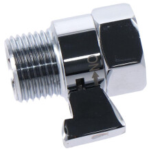 Shower Flow Control Angle Valve,Brass Handheld Direct Valve Valve, Water Volume Adjust Device,Water Pressure Regulator