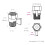 Shower Flow Control Angle Valve,Brass Handheld Direct Valve Valve, Water Volume Adjust Device,Water Pressure Regulator 6
