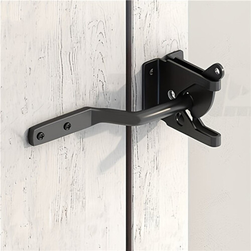 Self-Locking Gate  Carbon Steel Post Mounted Fence Gate  Heavy Duty Automatic Gravity Lever Fence Gate 2
