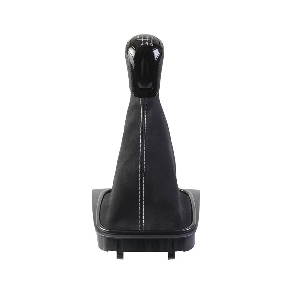 For 6 Mk5 Mk6 2005 -2014 New Gear Shift Knob Mt Lever Change Stick With Gaiter Boot Cover 6 Speed Light 4711253270930