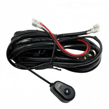 300W Universal LED Light Bar Wiring Harness 18AWG with 12V 40A Relay  Off  for Off Road Truck SUV ATV UTV