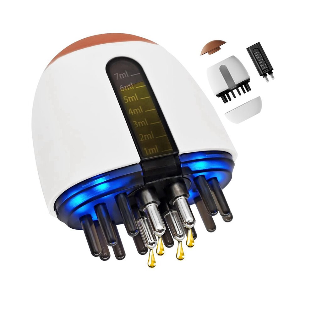 Applicator for Minoxidil 2025, Electric Scalp Oil Applicator with High Vibration, No Messy Scalp Massager Hair Growth