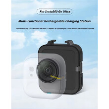 For GO Ultra Quick-Release Battery Life Dock Portable Data Transfer and Charging Dock for Action Cameras Black