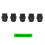 Silicone Protective Sleeve,High-Temperature Resistant Silicone Socks for QIDI Q2 3D Printer Accessories 10pcs 5
