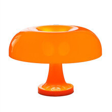 Classic Mushroom Table Lamp Modern Art Table Lamp Bedroom Bedside Lamp Orange Decorative Table Lamp