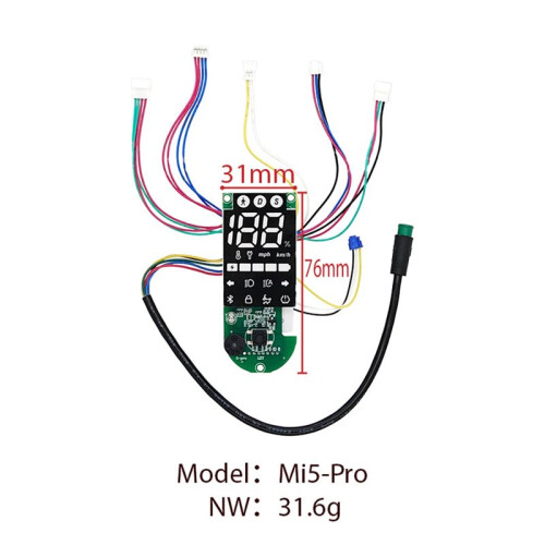 Display Dashboard Compatible with  Mi 5 Pro Electric Scooter  Circuit Board Controller Kickscooter Replacement Parts 2