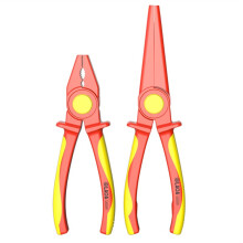 LAOA 1000V High Voltage Insulated Plastic Pliers with Non-Slip Handle and Needle-Nose Design
