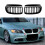 Car Front Kidney Grill Front Hood Grill Double  Vertical Grille for  3 Series E90 E91 2005-2008 4