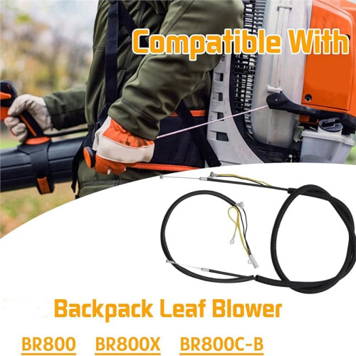 Throttle Control Cable for  Backpack Leaf Blower BR800, BR800X, BR800C-B, Replacement for 42831801100 2