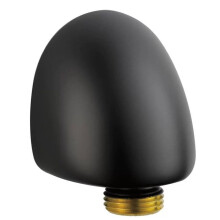 For Delta Faucet Wall-Mount Supply Wall Elbow for Hand Held Shower with Hose, Matte Black 50560-BL
