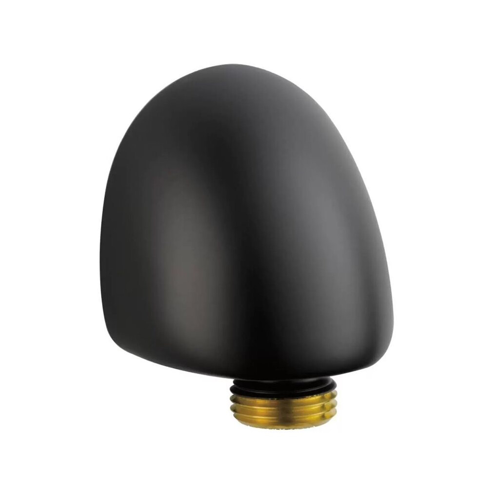 For Delta Faucet Wall-Mount Supply Wall Elbow For Hand Held Shower With Hose, Matte Black 50560-Bl 6031508726608