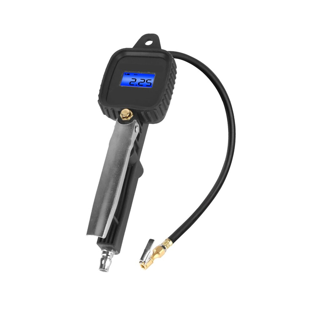 With Inflator Hose Car Tire Pressure Gauge High-Precision Monitoring Inflation Gun Car Tire Digital Inflator Gauge 6032328727578