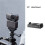 For  Osmo Action 6  Magnetic Tripod Mount Adapter Base, Strong Magnet Interface Bracket Stand Connector 3