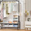 Stackable Closet Storage Baskets, Foldable Divided Clothes & Hat Organizer Bins,Wardrobe Storage for Bedroom,Bathroom 7