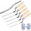 6 Pcs Pointer Trowel Set, Pointing Trowel Brick Jointer Cement Tool, Mortar Repair and Masonry Tools for Pointing 1