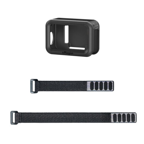 AMAGISN Multifunctional Vision Dock Wrist Strap Silicone Case for  Osmo  Camera Body Screen Protective Case Cover