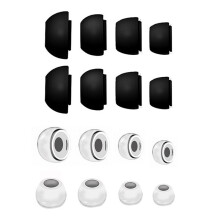 Premium Ear Tips for 1st 2nd Gen, Anti-Slip Sound Isolation Earbuds Covers, Soft in-Ear Protective Sleeve