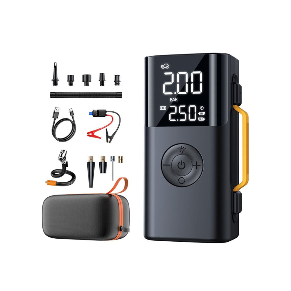 Car With Air Compressor, Battery Capacity 10000Mah, 150Psi Tire Inflator, Battery Booster Car Jump Saudism