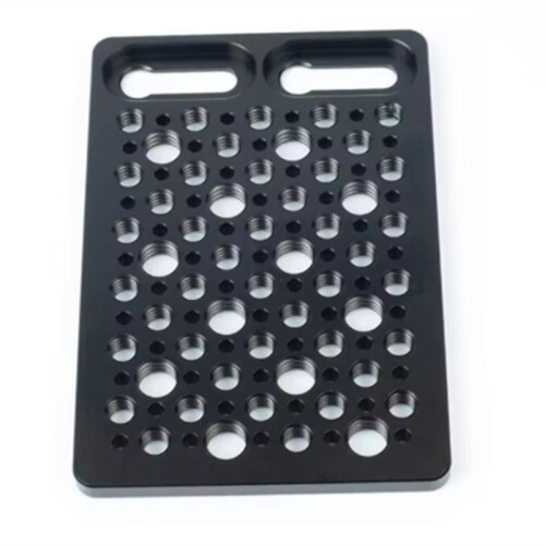 1/4" 3/8" Cheese BasePlage Base Mount Adapter Plate for   LF Pin-Lock Camera Teradek Vaxis Tripod Cage Rig DIY 1