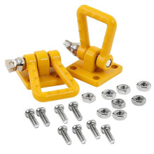 1/10 RC Crawler Car Metal Tow Hook Chain Luggage Rack for TRX4 SCX10 Yellow