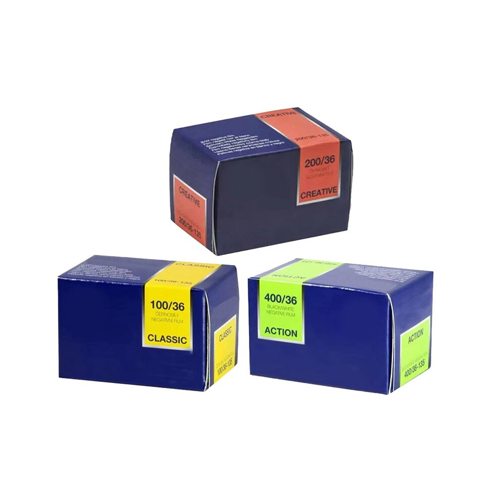 Photos - Other Photo Accessory Black and White 135 Film 100 200 400 ISO Classic 36 Exposure Rolls Subpackage for M35 H35 H35N Reloadable Cameras