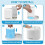 Humidifier Filter Replacement 2.0 for Canopy Bedside and Nursery Humidifiers, Pre-Filter Humidifier Wicking Filter 4