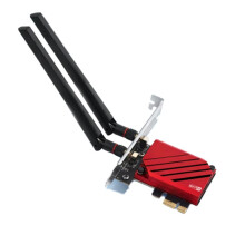 WiFi 6E BT5.3 5400Mbps PCIE WiFi Adapter RTL8852CE 802.11AX Tri-Band 2.4G/5G/6GHz Wireless Network Card for Win 10/11
