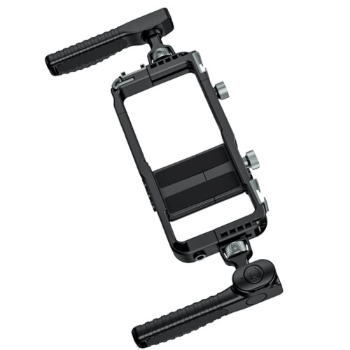 Universal Smartphone Video Rig with Handles 67mm Filter Adapter Phone Cage 2