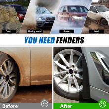 4PCS Front & Rear Mud Flaps  Guards for  5 Series 2017-2023 G30 Saloon G31 Estate & M5 Sport
