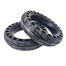 2PCS Electric Scooter Solid Tyre Honeycomb Absorber Hollow Tire Durable Shock Tyre for M365 Pro Black