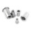30 Pcs Flat  Blind Rivet Nuts Stainless Steel Metric Thread Insert Nut Nutsert Screw Blind Rivet Nut Set (M6) 5