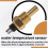 For VDO Engine Water Temperature Sensor Oil Temperature Sensor 1/2NPT 21mm Thread for Generator Set 4