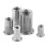 30 Pcs Flat  Blind Rivet Nuts Stainless Steel Metric Thread Insert Nut Nutsert Screw Blind Rivet Nut Set (M6) 6