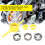 Pipe Thread Cutting Tool PVC Thread Maker NPT Round Tool Set Pipe Threader Plumbing Tool, PVC Thread Tool 4