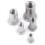 30 Pcs Flat  Blind Rivet Nuts Stainless Steel Metric Thread Insert Nut Nutsert Screw Blind Rivet Nut Set (M6) 2
