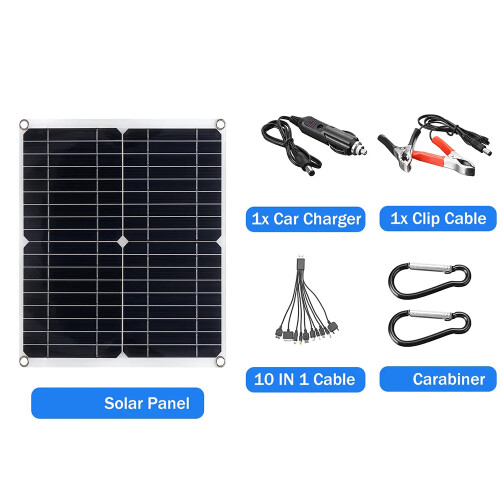 12W 18V Solar Panel Flexible Dual USB Output Solar Panel Car and Boat Charger Mobile Phone Solar Charging Panel 2